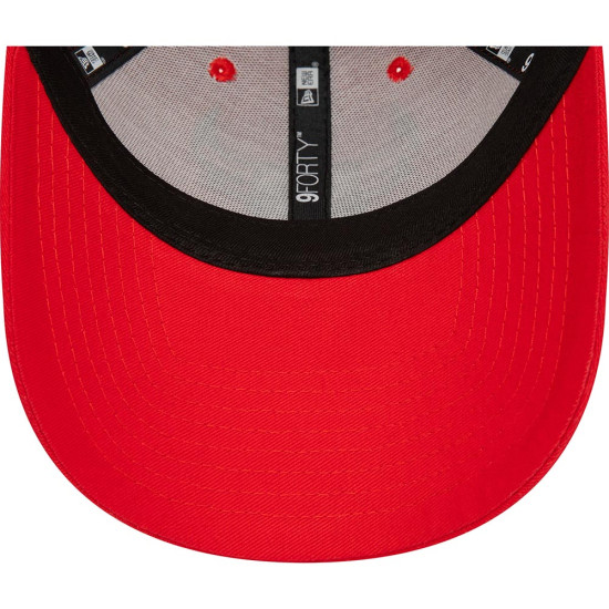 New Era Καπέλο Chicago Bulls NBA Side Patch Red 9forty Adjustable Cap